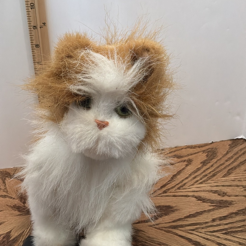 FurReal Friends Plush Walking Cat Orange & White 2009‎ Kitten Kitty Tested/Good